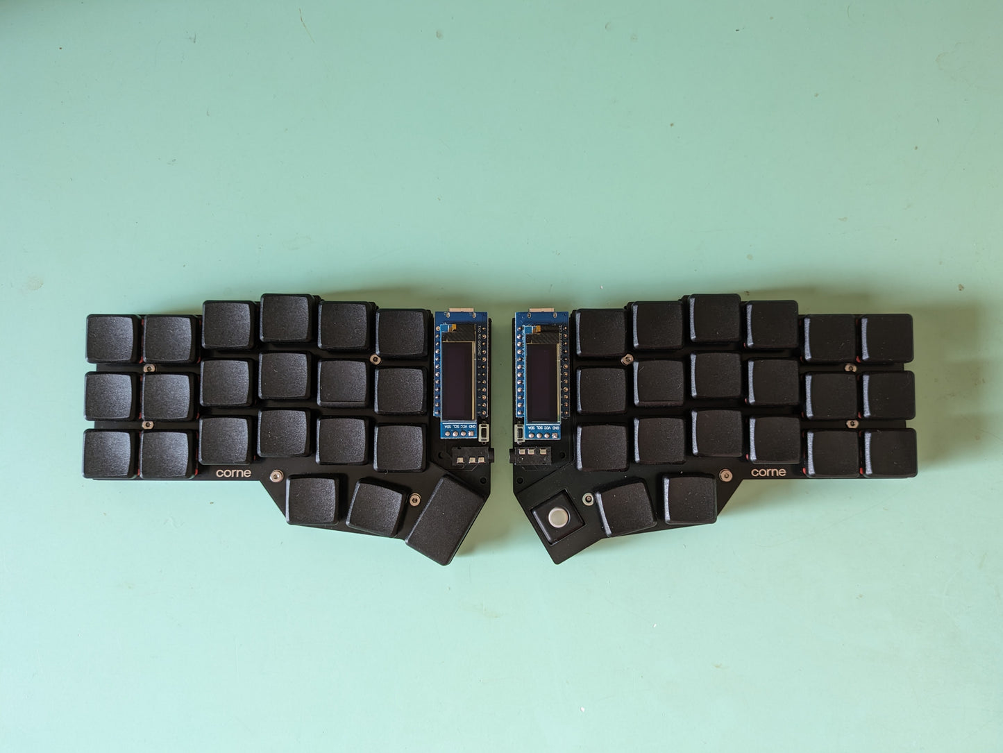 Thumb Trackball Corne Low Profile