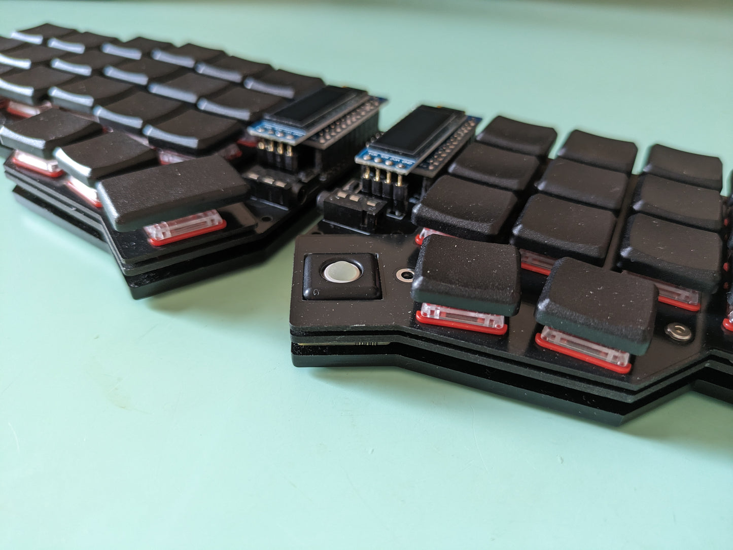Thumb Trackball Corne Low Profile