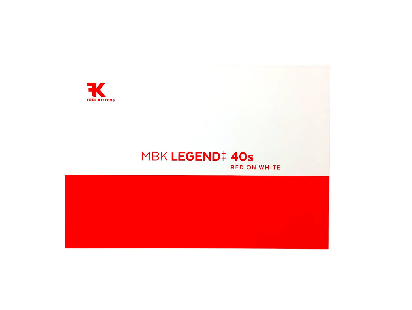 MBK 40s Legend Keycaps