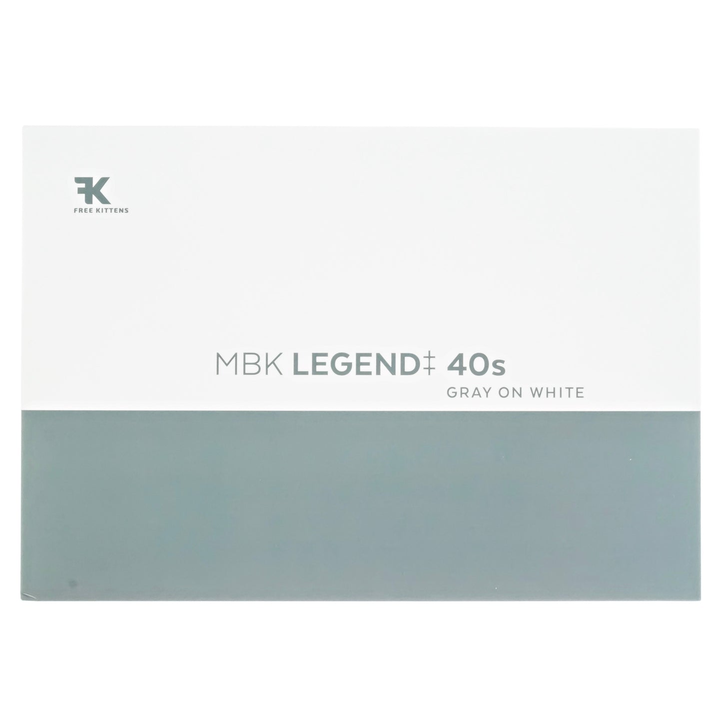 MBK 40s legend keycaps