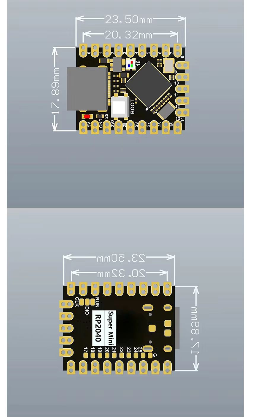 Supermini RP2040 Zero